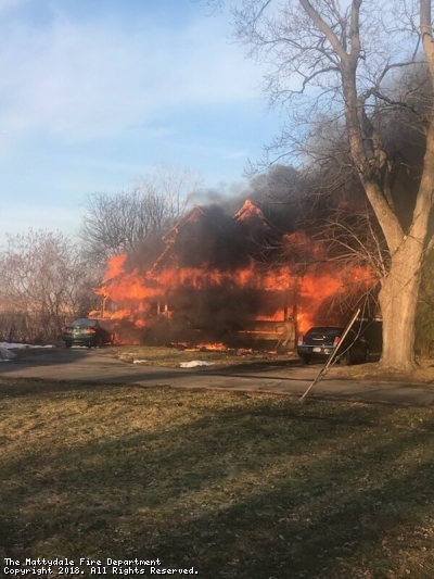 Mattydale Battles massive Blaze on Harrington st