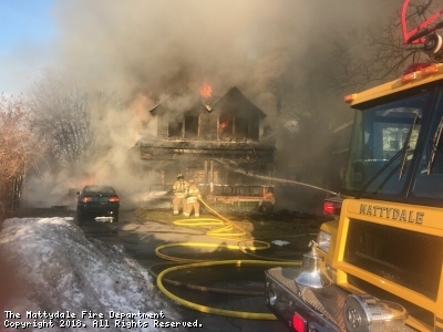 Mattydale Battles massive Blaze on Harrington st