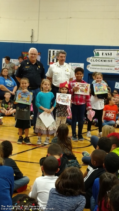 ROXBORO ELEMENTARY AND ST. MARGARET'S KIDS PARTICIPATE IN ANNUAL FIRE PREVENTION COLORING CONTEST