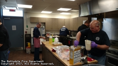 SANTA CLAUS VISITS THE MATTYDALE FIRE DEPARTMENT PANCAKE BREAKFAST